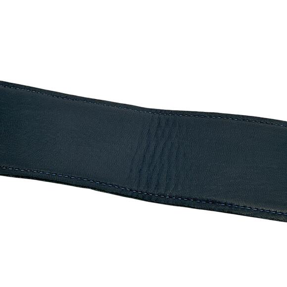 CLARE V. Le Box Bag Strap in Navy - Picture 6 of 8